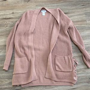 Light pink long Cardigan